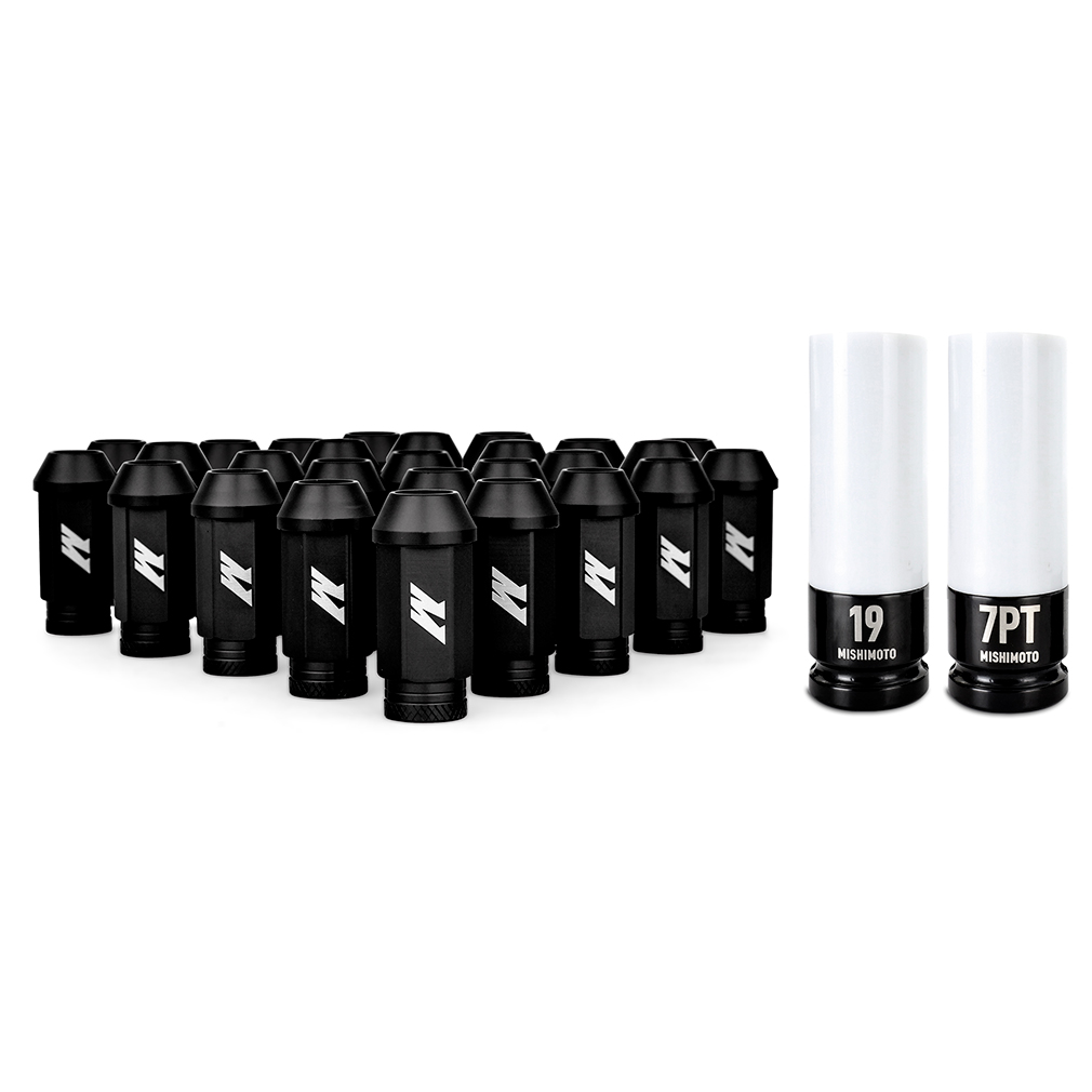 Mishimoto — Mishimoto Aluminum Locking Lug Nuts M12x1.5 27pc Set Black
Locking Lug Nut Set - view 8